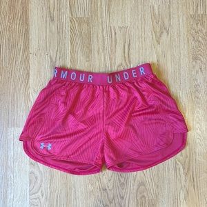 Under Armour XS red shorts